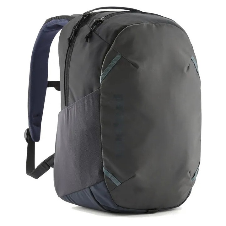 Rucsac Patagonia, Atom Day Pack, 24L, gri/albastru, material reciclat, tehnologie hidrofoba DWR