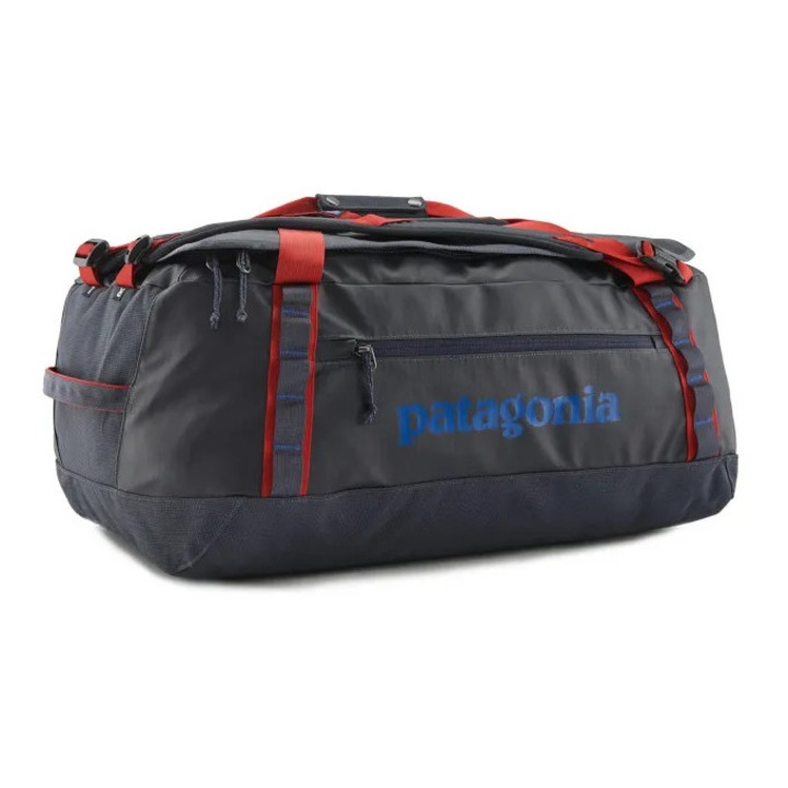 Táska Patagonia, Black Hole Duffel, 55L, 900D poliészter, vízálló, újrahasznosítható, szürke
