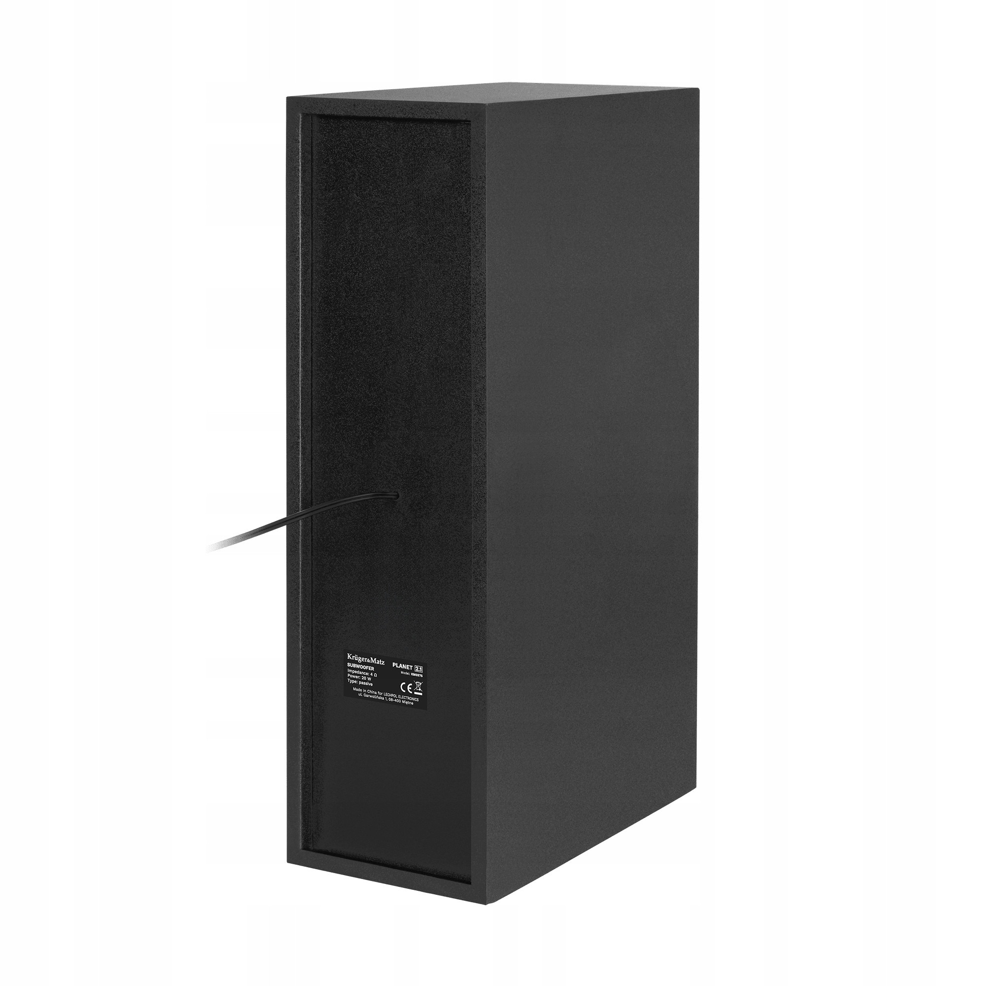 Soundbar Kruger&Matz Planet 2.1, Subwoofer, Bluetooth 5.3, HDMI, USB, 600x85x62mm, set