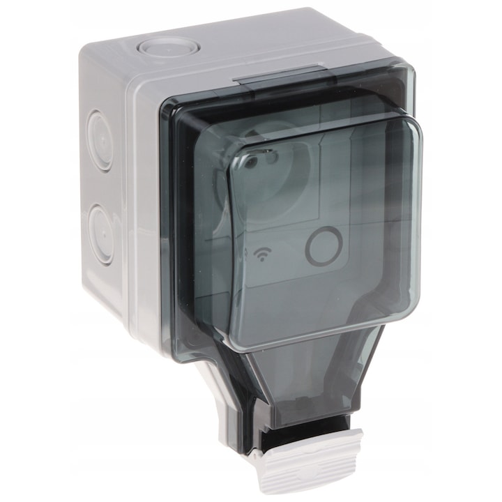 ATLO-S1IP6 Tuya Intelligens aljzat, hangvezérlés, kültéri IP66, szürke