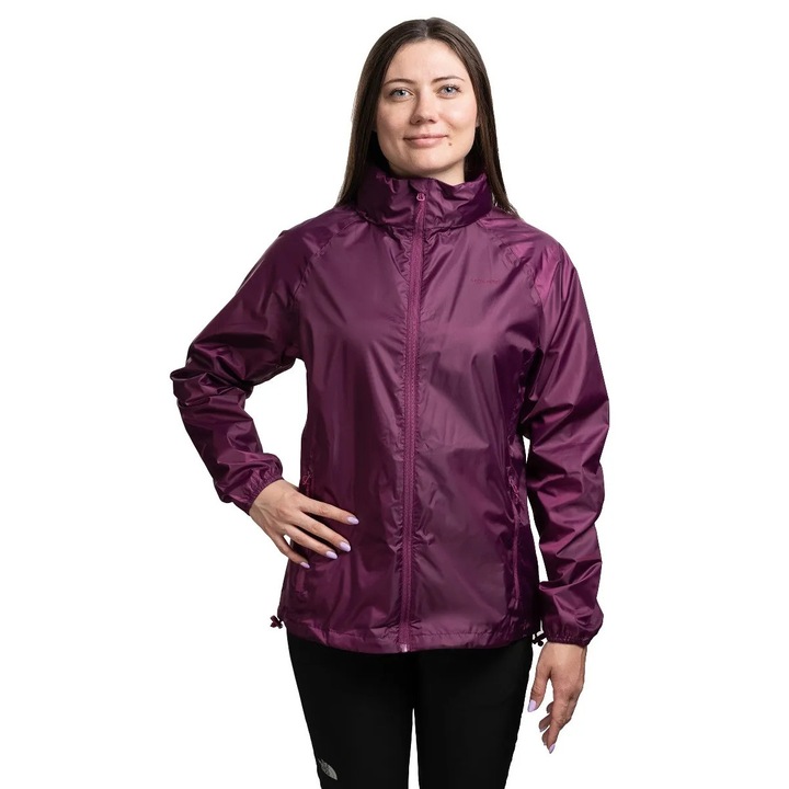 Jacheta sport dama Viking, Rainier, visiniu, impermeabila, XS INTL