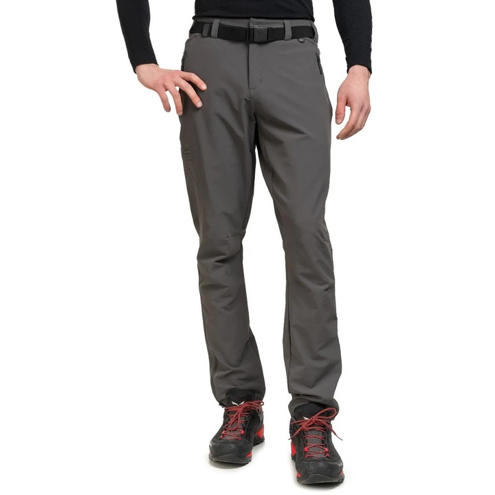 Pantaloni sport barbati, Viking, Expander, gri inchis, S INTL