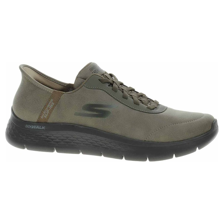 Tenisi barbati Skechers Slip-ins: GO WALK Flex - Smooth Motion, verde, Verde