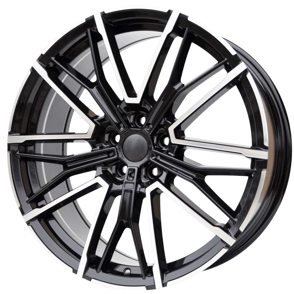 Set 4 Jante Bmw 19 Inchi 8.5-9.5X19 5X120 Et 35-40/72.6 Negru