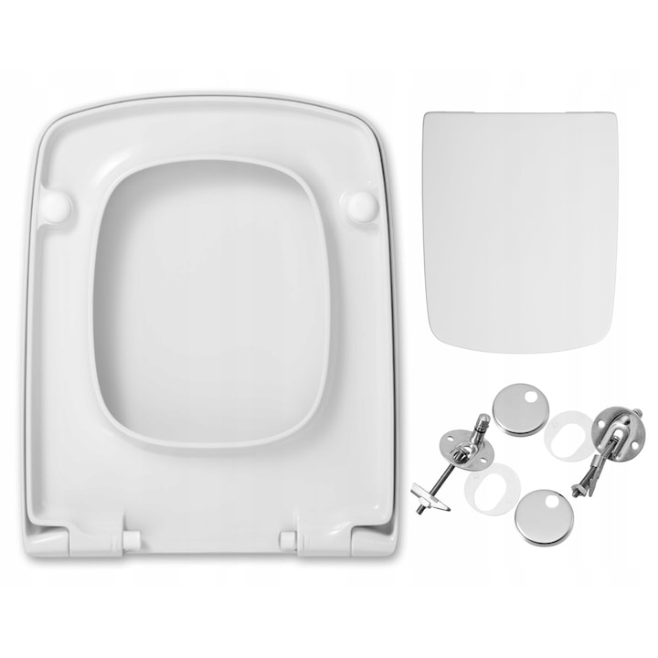 Capac WC Hamberger, duroplast, wolnoopadajacy, 45x37cm