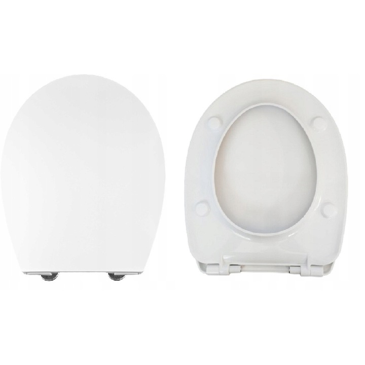 Capac toaleta MKW, duroplast antibacterian, wolnoopadanie, alb, rezistent la greutate 160kg