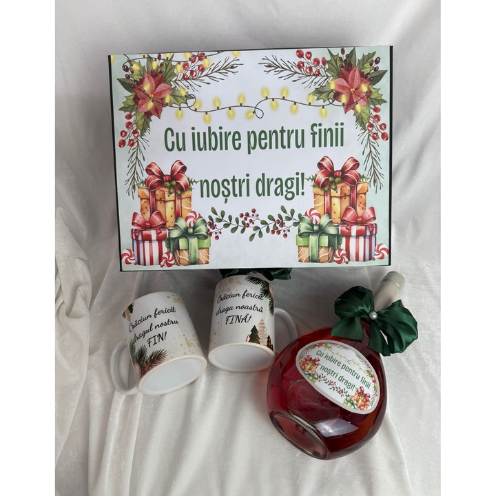 Set cadou Craciun pentru fini model de Craciun