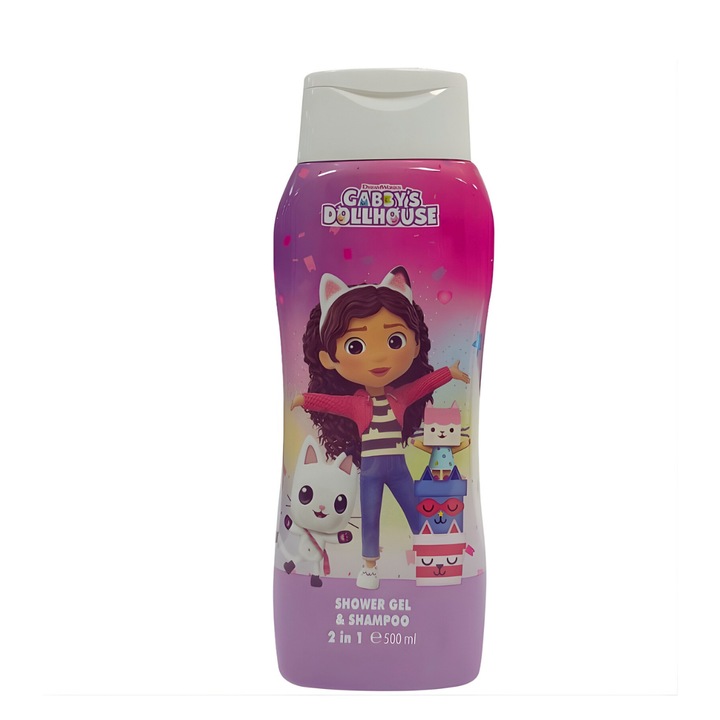 Gabby babaháza 2in1 tusfürdő és sampon gyerekeknek, 750 ml