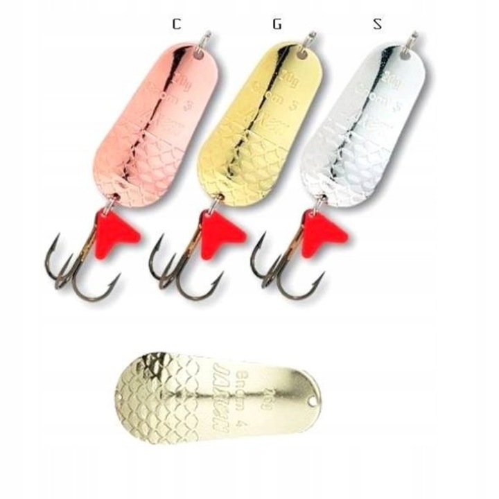 Linguriță oscilantă JAXON Gnom Classic 1, 20g, 2.5cm, culoare Classic G