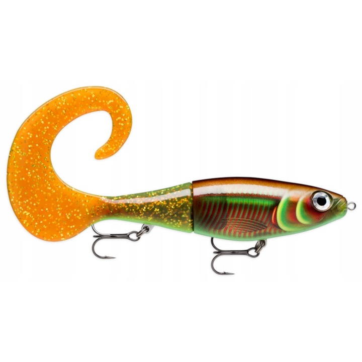 Wobler Rapala X-Rap OTUS 17cm 40g, levehető puha farok, VMC Coastal Black horgok