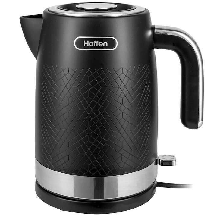 Fierbator electric fara fir, 1,5L, 2200W, inox, cu iluminare LED, set complet