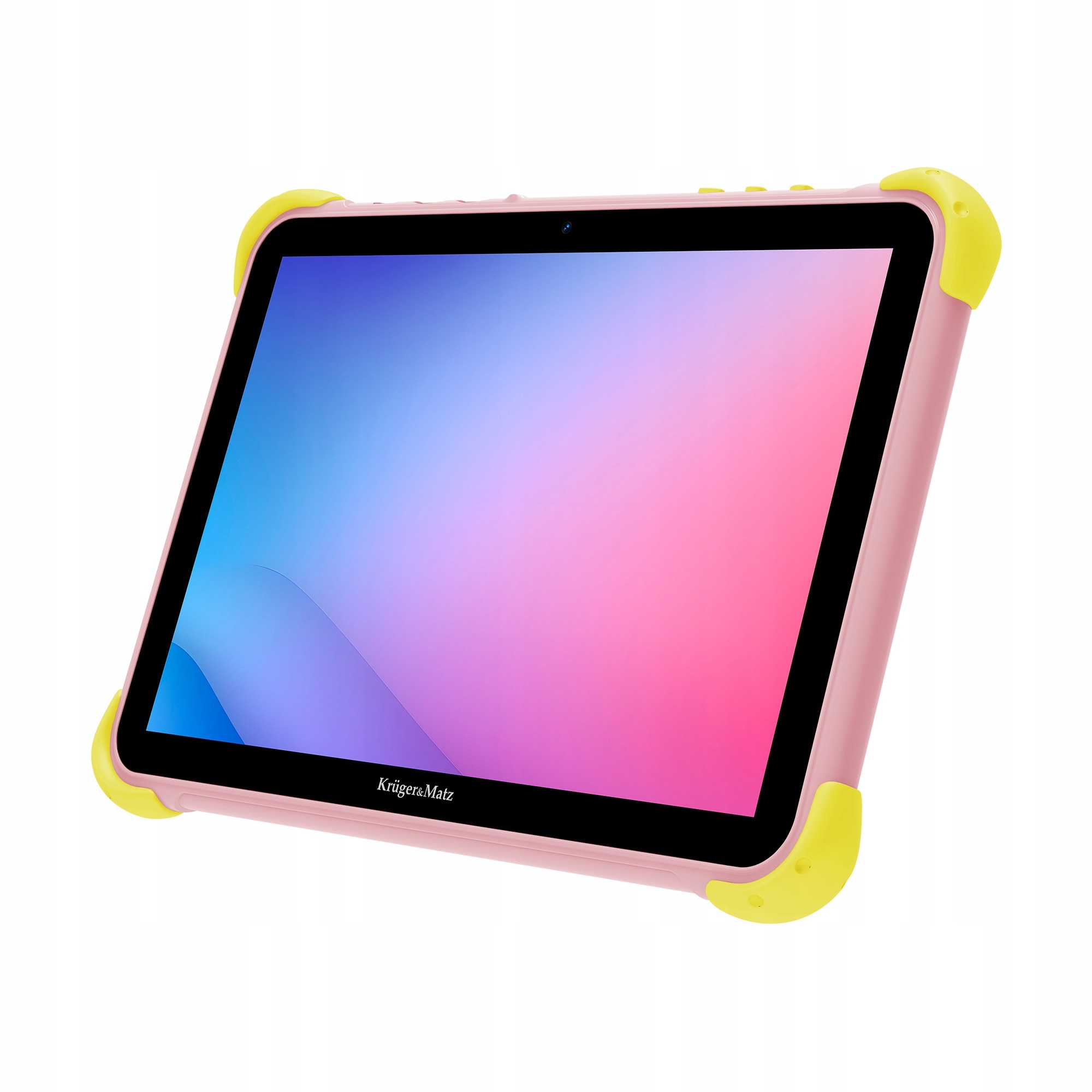 Tableta pentru copii Kruger&Matz FUN 1008, 10,1", 4GB RAM, 64GB, roz, 162x180x17,5mm, LTE, WiFi, GPS, Android 13