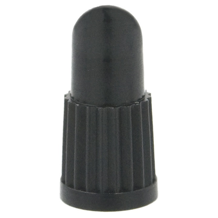 Capac ventil Presta, negru, plastic, 1 bucăți