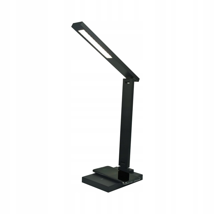 Lampa birou LED Nilsen SARA 5W, alb, incarcare wireless si USB