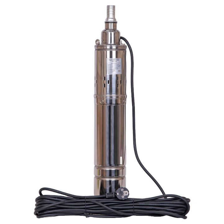 Pompa Submersibila de Adancime QGD 1100W, 100M Refulare, 2.5 mc/h, Gri, Cablu 15m