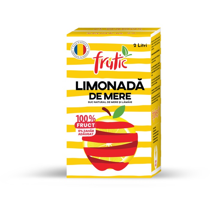 Limonada de Mere, Suc natural de mere si lamaie Bag in Box 2L