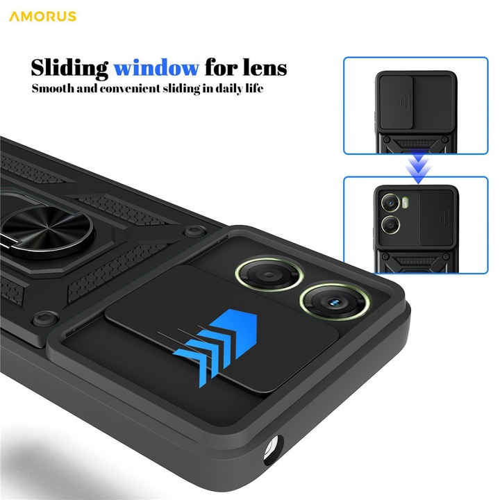 Husa telefon CamShield Series Motorola Moto G06 Rose Gold Roz