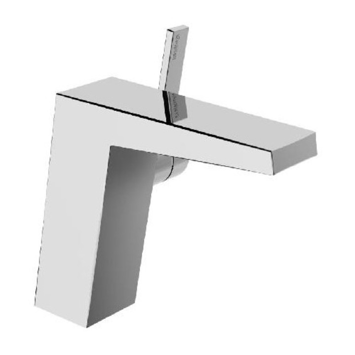 Hansa Loft mosdócsaptelep, króm, 6 l/perc, fix kifolyócső, 25 mm-es kerámiabetét