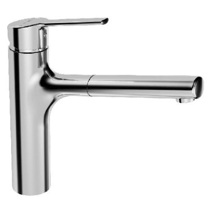 Hansa Ronda csaptelep, kihúzható zuhanyfejjel, króm, 9 l/perc, 35 mm