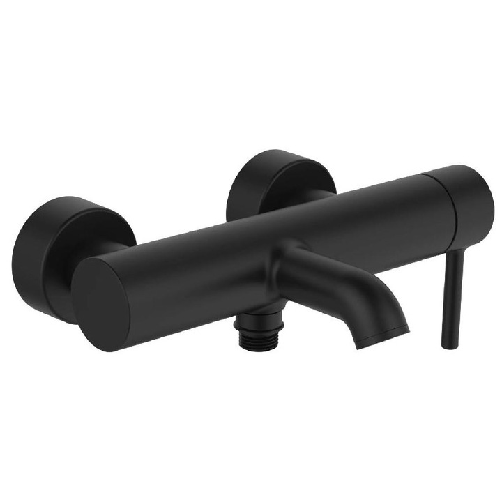 Hansa csaptelep, matt fekete, 168mm, 150mm