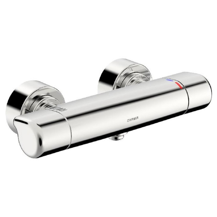 Hansa termosztátos zuhanycsaptelep, Thermo Cool, króm, 150mm, 15.6 l/perc