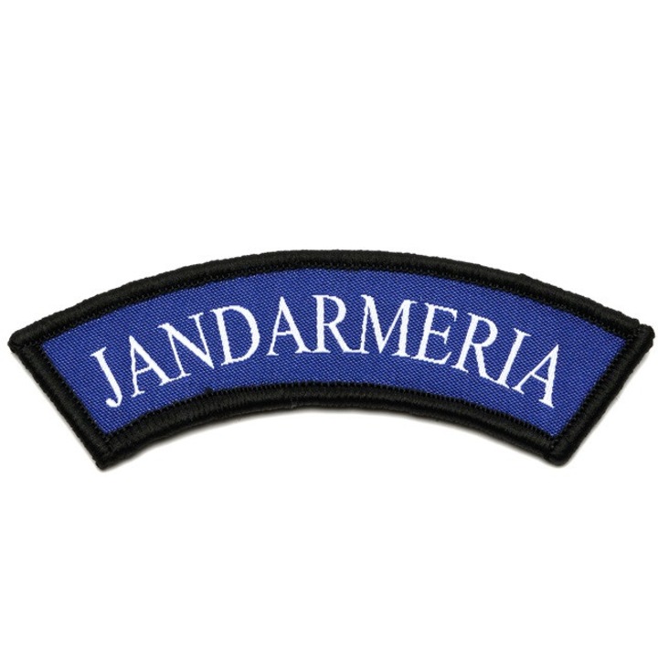 Petic Jandarmeria, Rexford, 9x6.5cm, cu aplicare cu scai, calitate premium