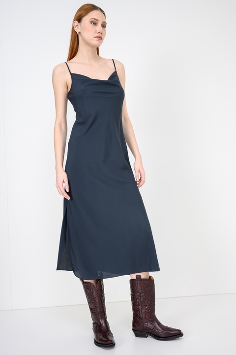 AllSaints, Сатинирана рокля Hadley, Тъмносин