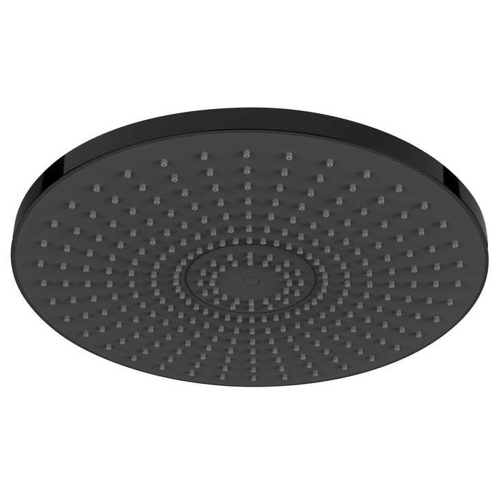 Coloana de dus Aqualine, 300mm, negru mat, material plastic, 1 set