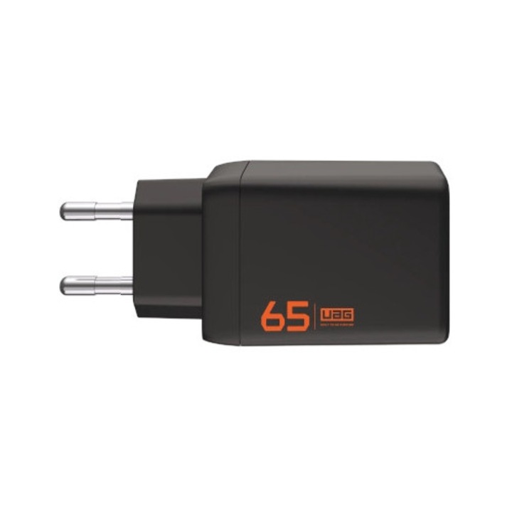 UAG 2xUSB-C / USB-A 65W töltő, fekete