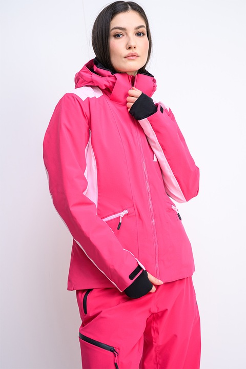 CMP, Geaca impermeabila cu fermoar pentru schi, Fucsia/Roz