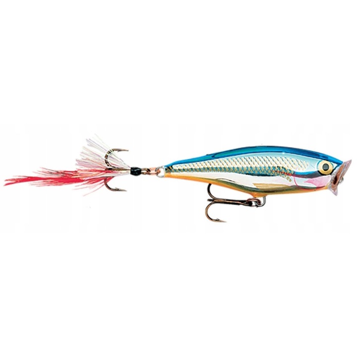 Wobbler Rapala Skitter Pop, 7cm, 7g, Ezüst Kék, 1 db