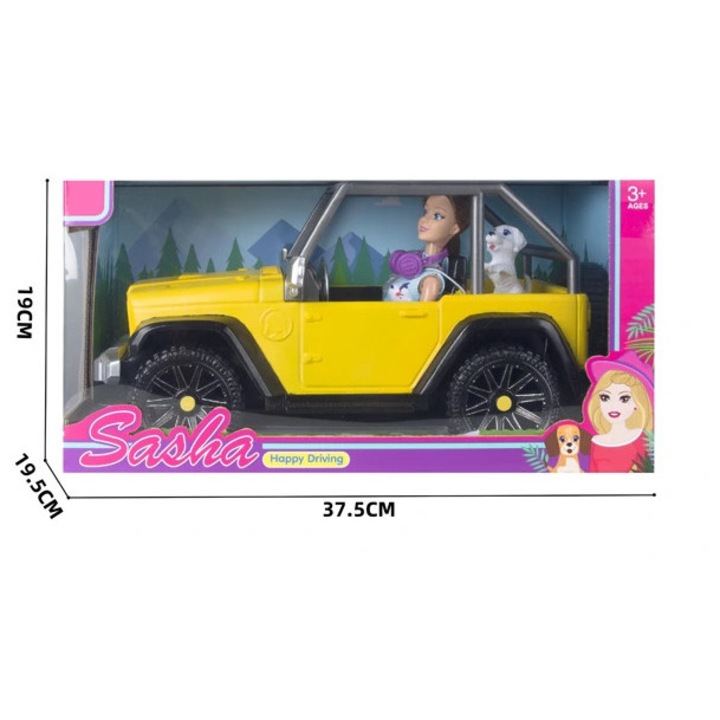 Mamido Babapólya és sárga terepjáró MT1611