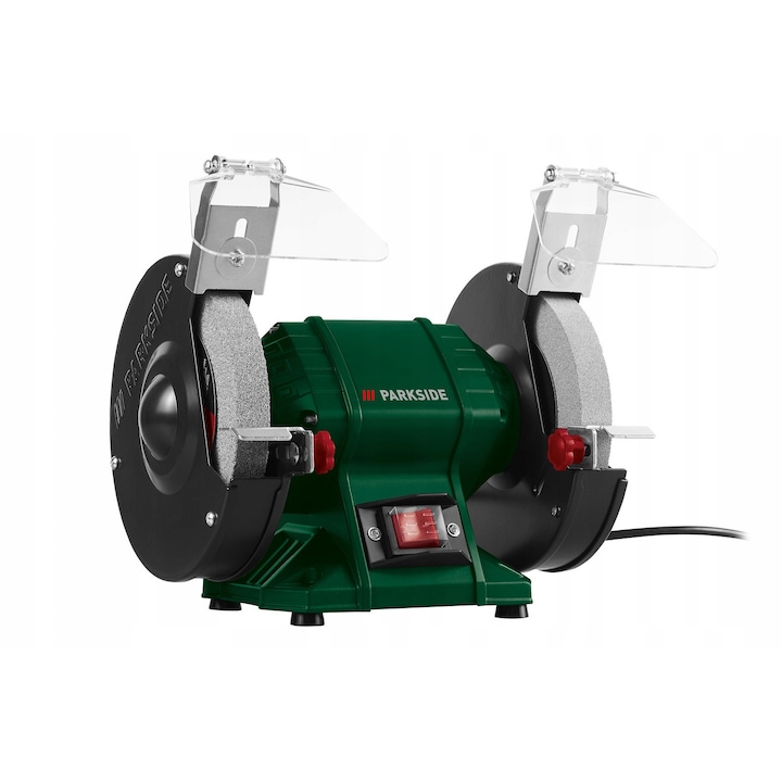 ParkSide PDOS 200 C2 Двоен шлайф, 200 W, 2980 RPM, метал, комплект дискове за шлайфане