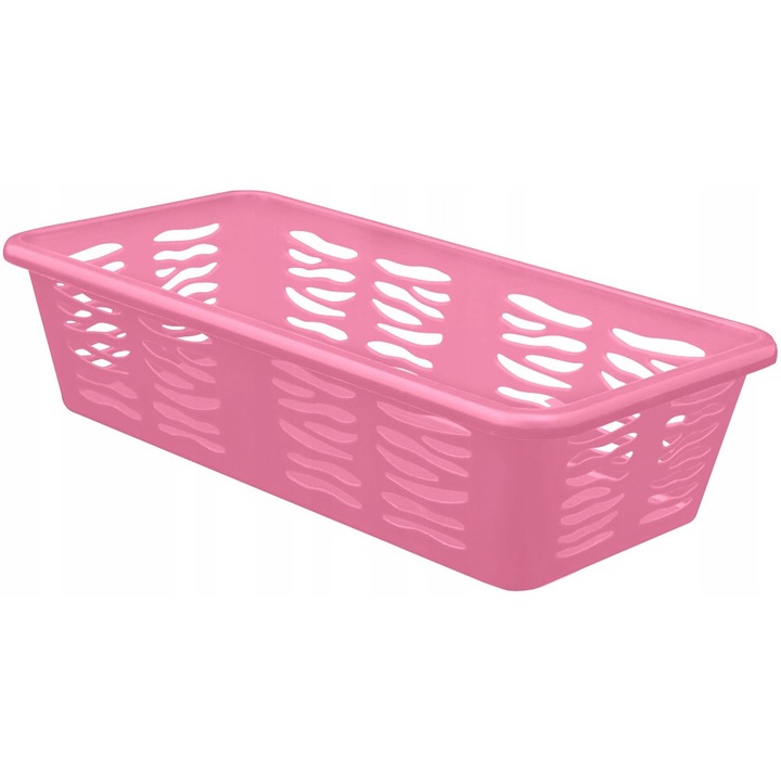 Cos organizator BranQ Zebra, roz, 19.7x10x5cm
