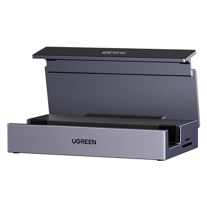 Hub USB-C 9w1, CM800, DisplayPort 4K 120Hz, Ethernet RJ45, USB, SD/TF, 100W, pliabil