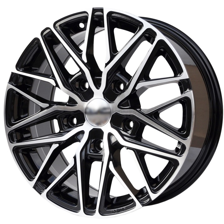 Set (4 bucati) jante 1262 18x8 5x160 ET50 - MBPC - machined black