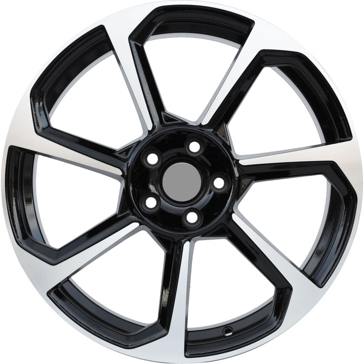 Set 4 bucati jante PDW 5213 18x8 - MB lustruit + negru, ET34, 5x112