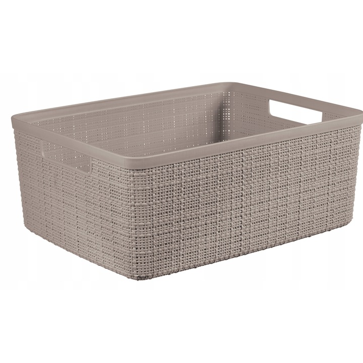 Cos servire Curver Jute M, 12L, bej, 36x28x15cm