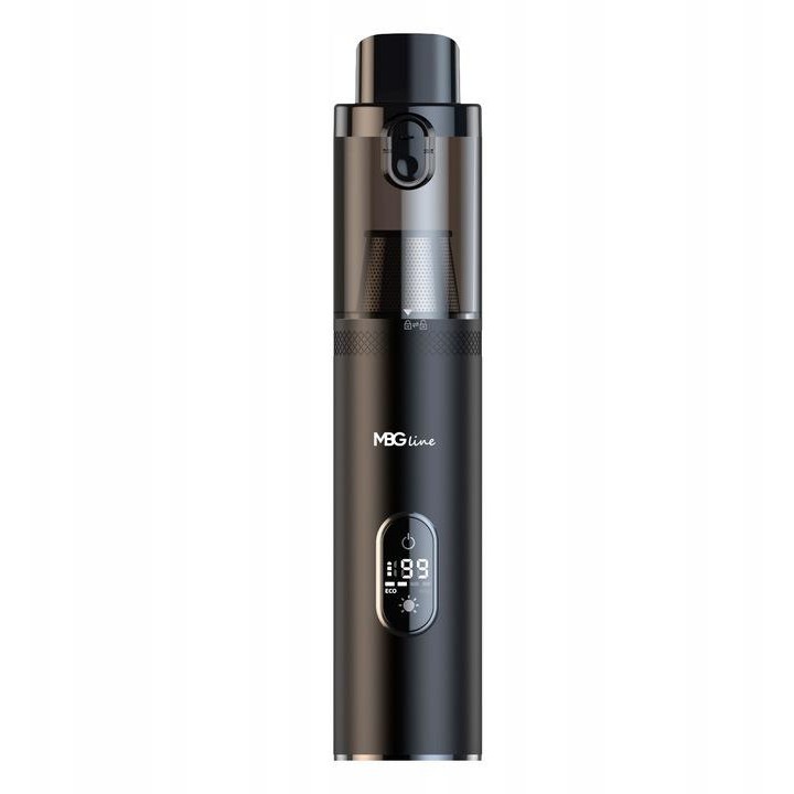 Прахосмукачка MBG 639 TURBO, 2 режима, 6000mAh, 120W, алуминий