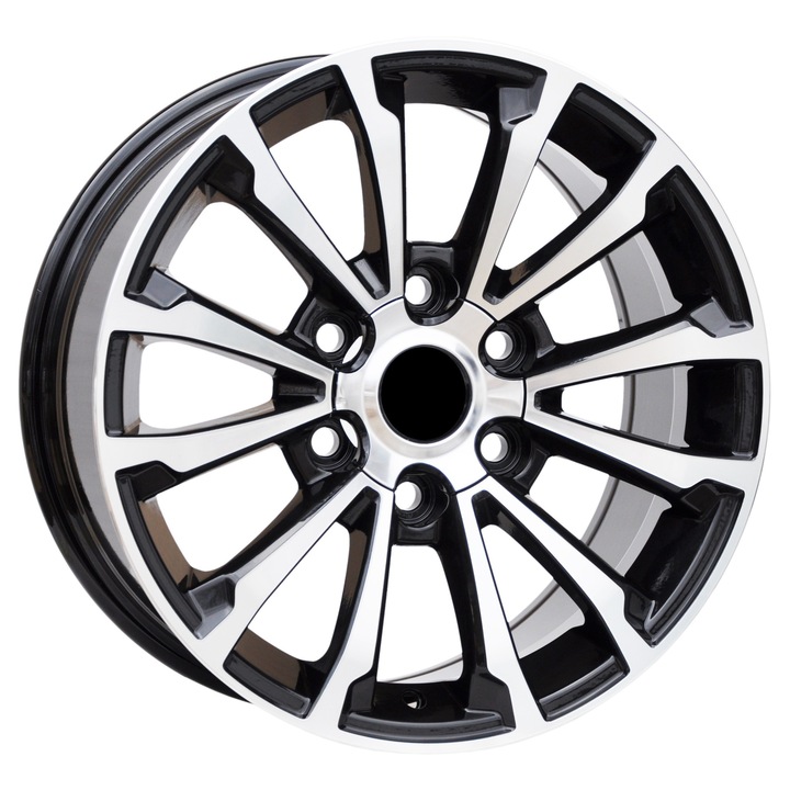 Set (4 bucati) jante 1353 17x7.5 6x139.7 ET25 - MBPC - machined black