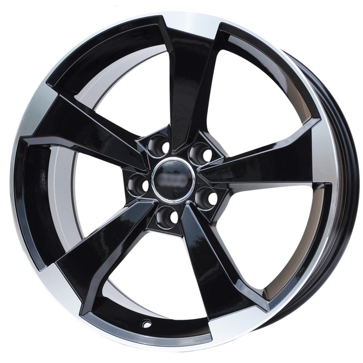 Set (4 bucati) jante 351 18x8 5x112 ET45 - MB - lustruit + negru