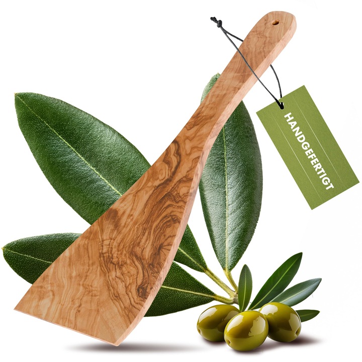 HAUSWALD olajfa spatula, extra széles, antibakteriális, hőálló