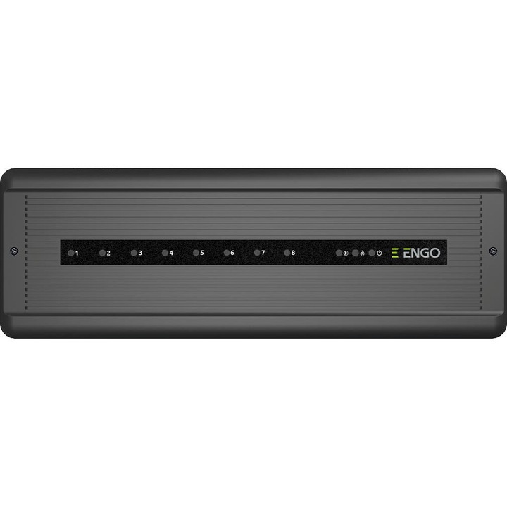 Lista centrala pentru controlul incalzirii in pardoseala, ENGO Controls ECB8-230, 230V, programare avansata, control de la distanta
