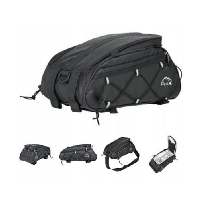 Чанта за багажник за велосипед PROX DAKOTA 531, водоустойчива, 16л, 36.5x16x15см, заден