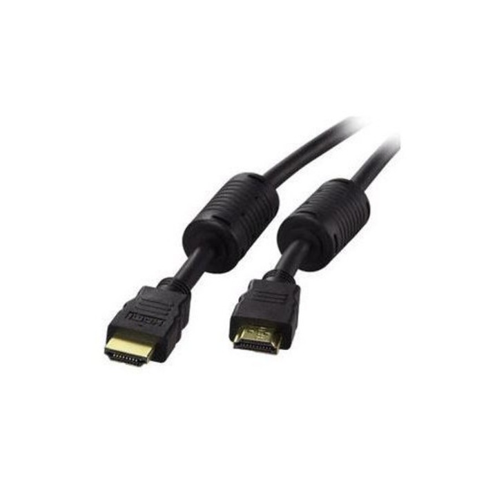 Cablu HDMI profesional e-SWC Supreme®, HDMI-tata / HDMI-tata, 4K, Ethernet, HSWE 1.4, 10 m, negru