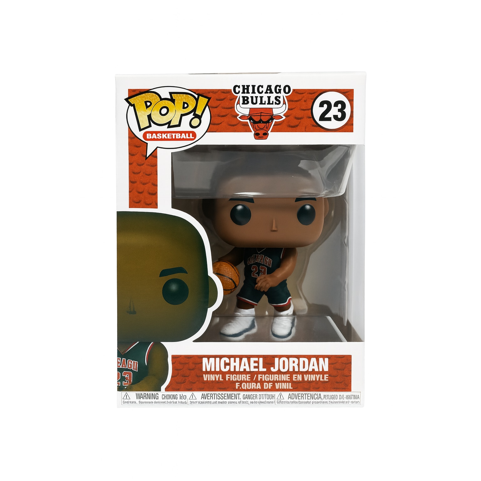Figurina Michael Jordan, Chicago Bulls #23, vinil, 9 cm, detalii
