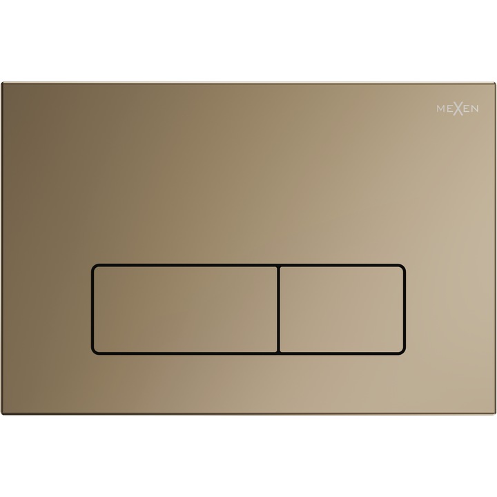 Бутон за тоалетна Mexen Fenix 13, златен, механичен, пластмасов