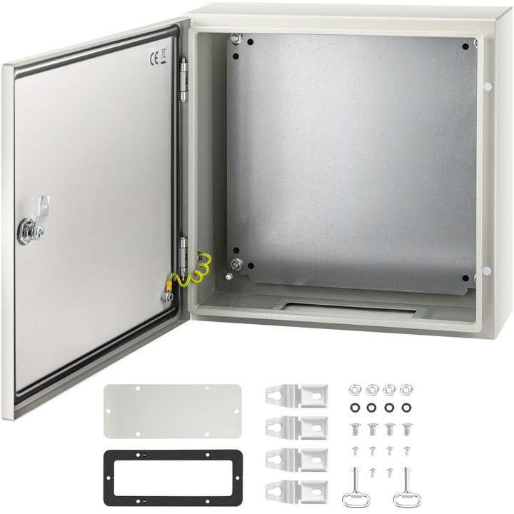 Cutie tablou Electric, Dimensiuni 40.64 x 40.64 x 15.24 cm, 4X, Rezistenta la apa IP66, Rezistenta la praf, pentru Exterioara/Interioara, cu Placa de Montare