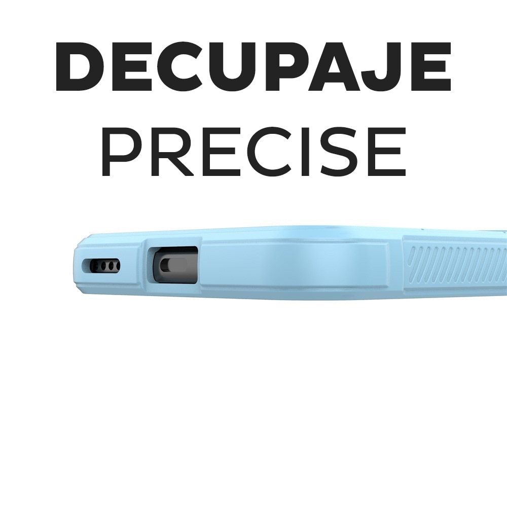 Husa pentru Honor 400 Pro DaDen® Magic Shield, Antisoc, Interior microfibra, TPU, Albastru