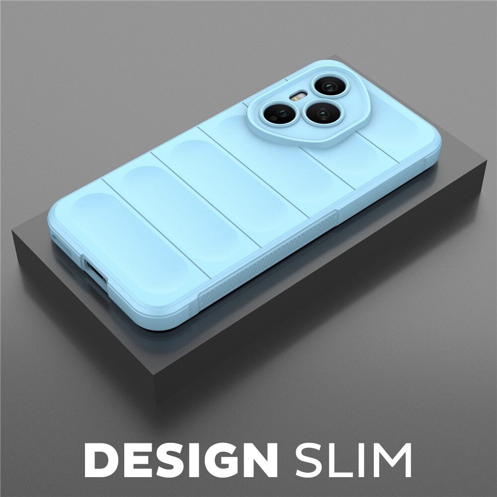 Husa pentru Honor 400 Pro DaDen® Magic Shield, Antisoc, Interior microfibra, TPU, Albastru